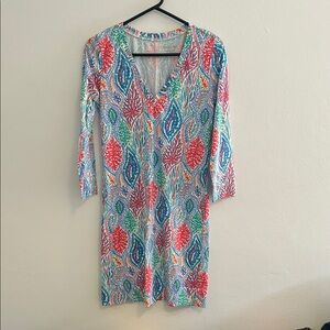 Lilly Pulitzer Multicolor Long Sleeve Dress